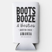 Austin Bachelorette Boots Booze Besties Custom (Voorkant)