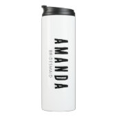 Austin Bachelorette Boots Booze Besties Custom Thermosbeker (Geroteerd rechts)