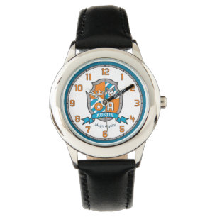 Austin boys noemden de krest wolf sinaasappel horloge