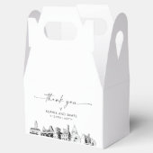 Austin Bruiloft gepersonaliseerde gunst box Bedankdoosjes (Geopend)