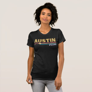 Austin City Texas, , bandrecorder met drukband T-shirt