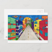 Austin cityscape briefkaart (Voorkant / Achterkant)