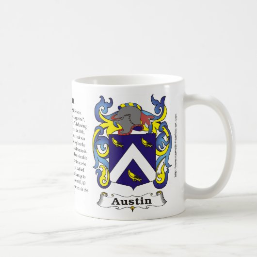 Austin Family Coat of Arms Mok (Rechts)