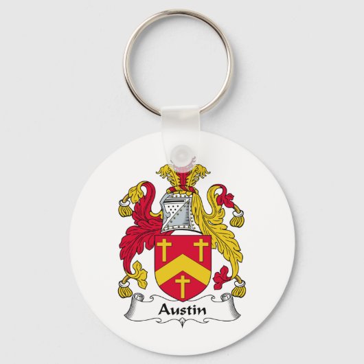 Austin Family Crest Sleutelhanger (Voorkant)