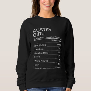 Austin Girl Texas Hometown Trui