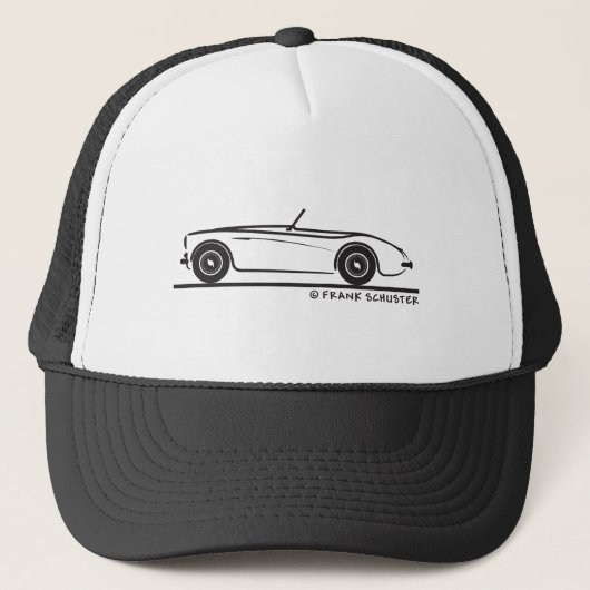 Austin Healey 100 Trucker Pet (Voorkant)