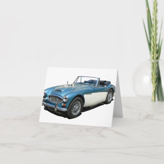 Austin Healey 3000 klassieke auto Kaart (Voorkant)