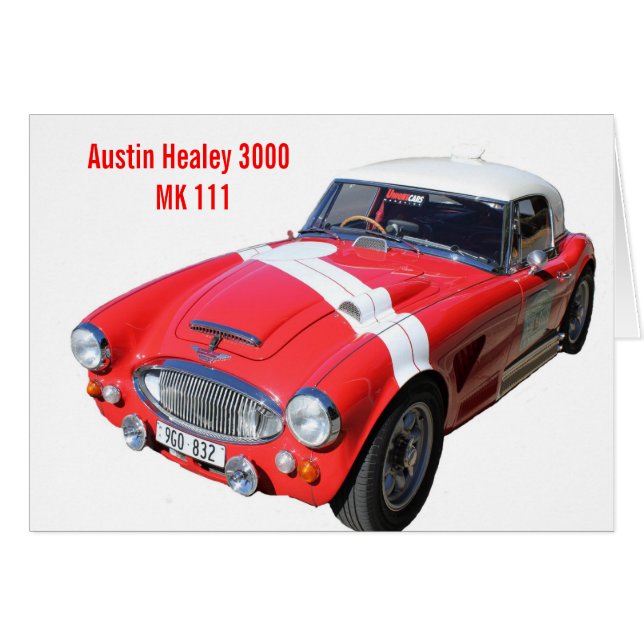 Austin Healey 3000 MK 111 (Voorkant Horizontaal)