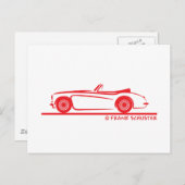 Austin Healey 3000 MK II Briefkaart (Voorkant / Achterkant)