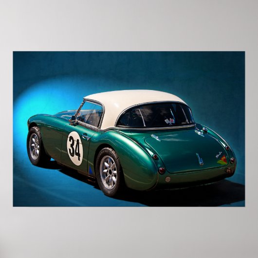 Austin Healey 3000 Poster (Voorkant)