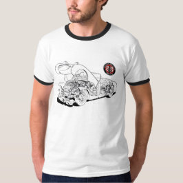 Austin Healey Bugeye Frogeye Auto 1958 Wandeleend T-shirt