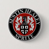 Austin Healey Car Classique Randonnée Duck Badge (Devant)