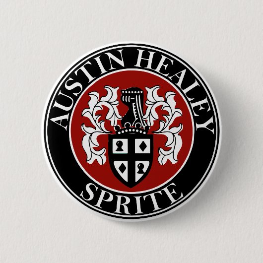 Austin Healey Car Classique Randonnée Duck Badge (Devant)