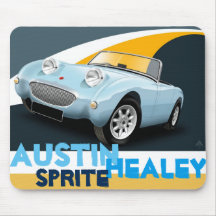 Austin Healey "Frog Eye" Sprite Mouse Mat