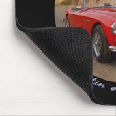 Austin Healey Red Sportscar Mousepad Muismat (Hoek)
