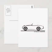 Austin Healey Sprite Briefkaart (Voorkant / Achterkant)