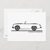 Austin Healey Sprite MK II Briefkaart (Voorkant / Achterkant)