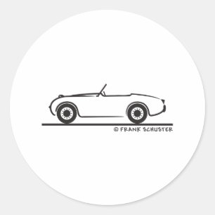Austin Healey Sprite Ronde Sticker