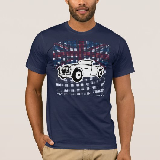 Austin-Healey Union Jack T-shirt (Voorkant)