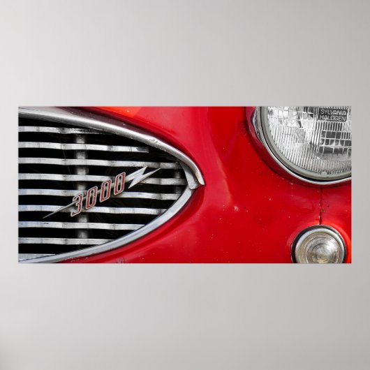 Austin Healeys 3000 Poster (Voorkant)