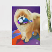 "AUSTIN" heARTdog Chow Art Kaart (Voorkant)