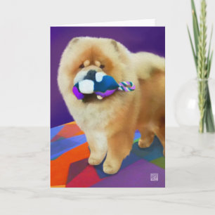 "AUSTIN" heARTdog Chow Art Kaart