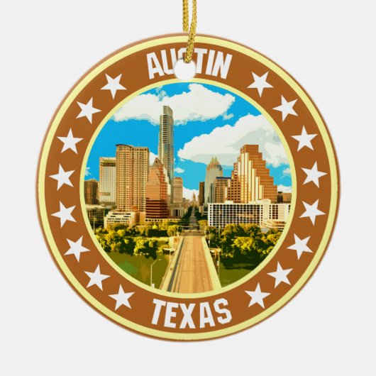 Austin Keramisch Ornament (Voorkant)