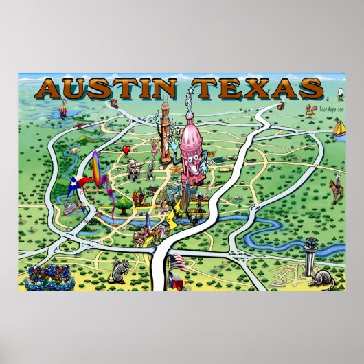 Austin Large Poster (Voorkant)