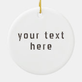 Austin Latitude Longitude  Keramisch Ornament (Achterkant)