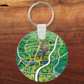 Austin Map Sleutelhanger (Voorkant)