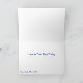 Austin Martin 1965 pour carte de voeux d'anniversa (Intérieur)