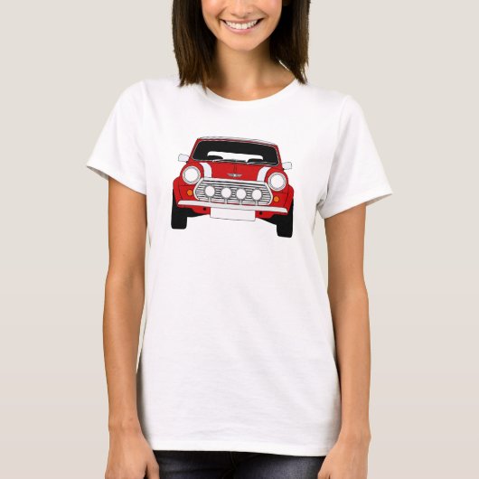 Austin Mini Cooper (Klassiek) T-shirt (Voorkant)