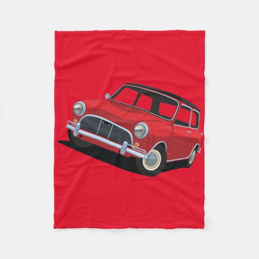 Austin Mini Fleece Deken (Voorkant)