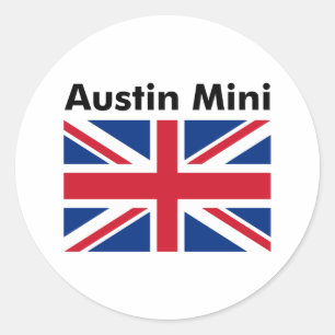 Austin Mini Ronde Sticker
