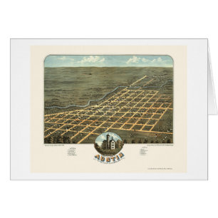 Austin, MN Panorama Map - 1870