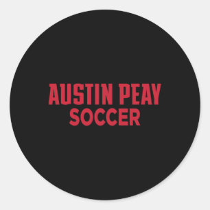 Austin Peay State University Voetbal Governors App Ronde Sticker