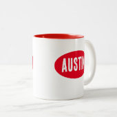 Austin Red Texas Mug (Devant droit)