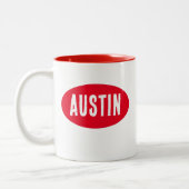 Austin Red Texas Mug (Gauche)