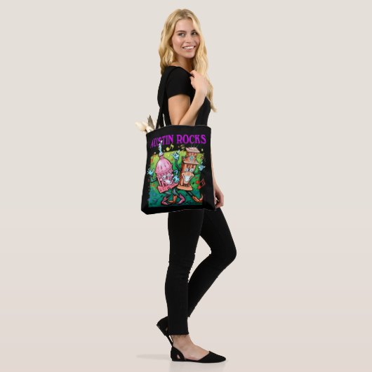 Austin Rocks Tote Bag (Op model)
