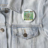 Austin Round Rock, Texas Fun Map Ronde Button 5,7 Cm (In situ)
