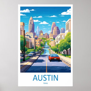 Austin Ski Nationaal Vintage Poster Park Reizen