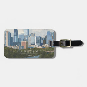 Austin Skyline Bagagelabel