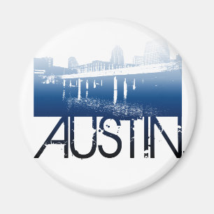 Austin Skyline Design Magneet