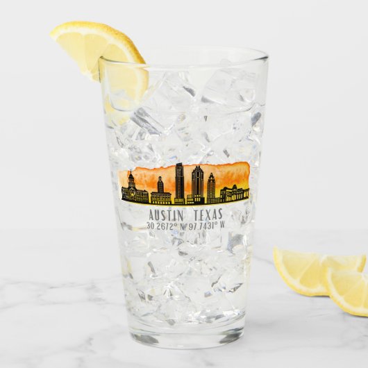 Austin Skyline Latitude Glas (Voorkant ijs)