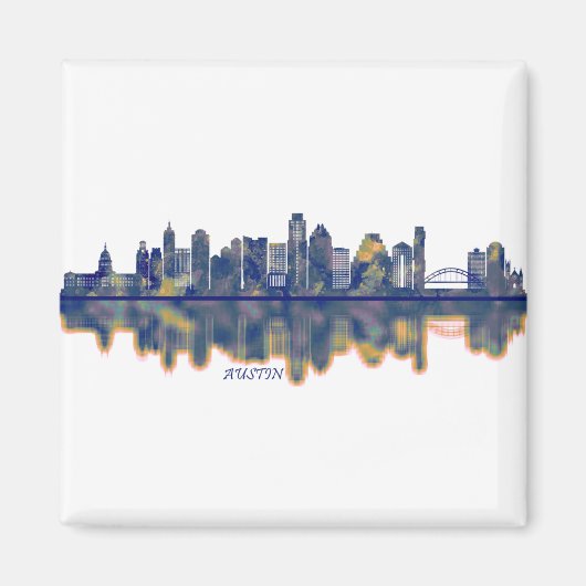 Austin Skyline Magneet (Voorkant)