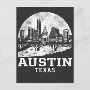 Austin Stad Texas Briefkaart