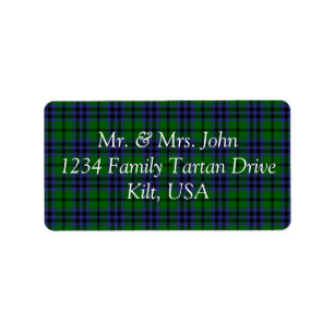 Austin Tartan Étiquette