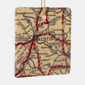 Austin Texas 1926 Map Keramisch Ornament (Rechts)