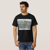 Austin, Texas Antiek Luchtfoto Stadsplattegrond va T-shirt (Voorkant volledig)