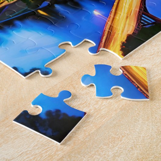 Austin Texas Art 3 Puzzle Skyline Art Austin (Côté)